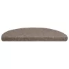  10 db öntapadós lépcsőszőnyeg 65 x 21 x 4 cm bézs félkör alakú nagy