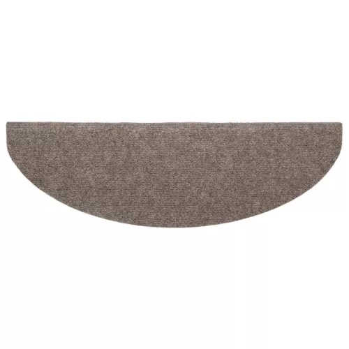  10 db öntapadós lépcsőszőnyeg 65 x 21 x 4 cm bézs félkör alakú nagy