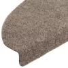  10 db öntapadós lépcsőszőnyeg 65 x 21 x 4 cm bézs félkör alakú nagy