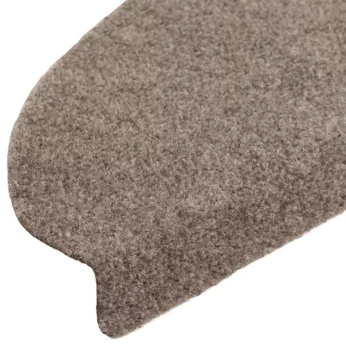  10 db öntapadós lépcsőszőnyeg 65 x 21 x 4 cm bézs félkör alakú nagy