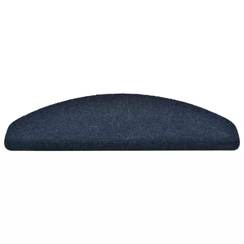  10 db öntapadós lépcsőszőnyeg 65 x 21 x 4 cm sötétkék félkör alakú nagy