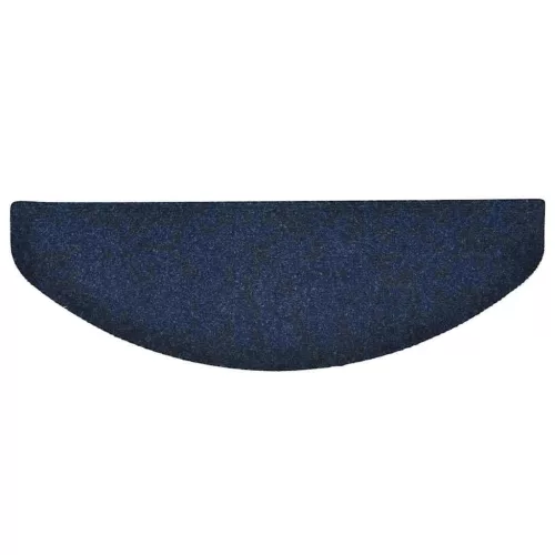  10 db öntapadós lépcsőszőnyeg 65 x 21 x 4 cm sötétkék félkör alakú nagy