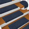  5 db öntapadós lépcsőszőnyeg 65 x 21 x 4 cm antracit téglalap alakú széllel