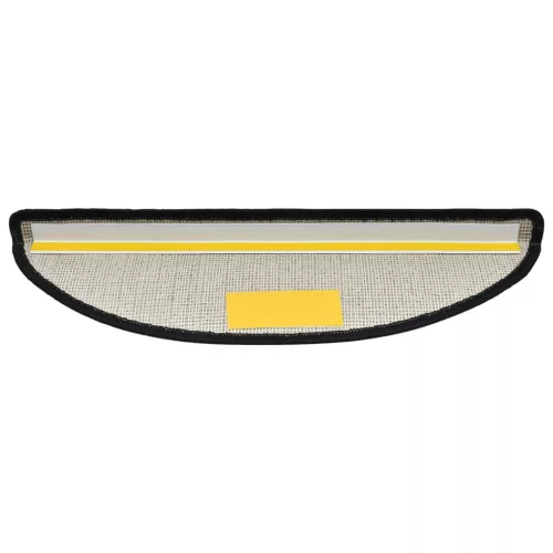  10 db antracitszürke lépcsőszőnyeg 56x17x3 cm