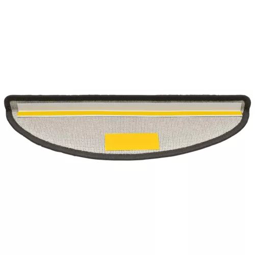  10 db sötétszürke lépcsőszőnyeg 56x17x3 cm