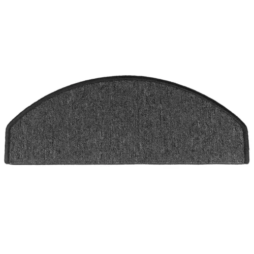  10 db antracitszürke lépcsőszőnyeg 65x24x4 cm