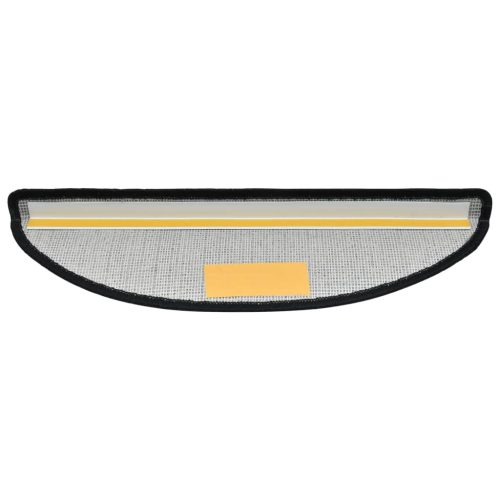  10 db sötétszürke, félkör alakú, nagy lépcsőszőnyeg 65 x 24 x 4 cm