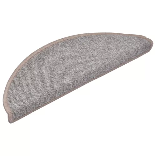  10 db világosbarna lépcsőszőnyeg 65x24x4 cm