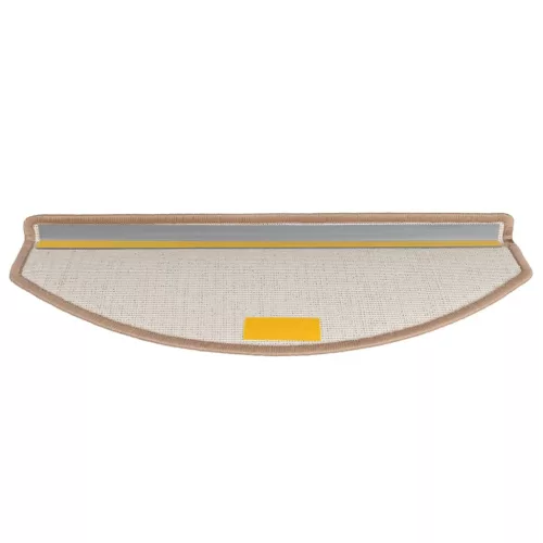  10 db világosbarna lépcsőszőnyeg 65x24x4 cm