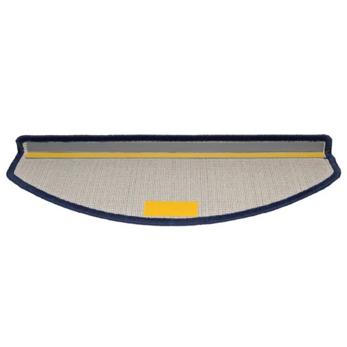  10 db kék, félkör alakú, nagy lépcsőszőnyeg 65 x 24 x 4 cm