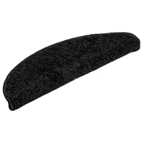  10 db fekete lépcsőszőnyeg 56 x 17 x 3 cm