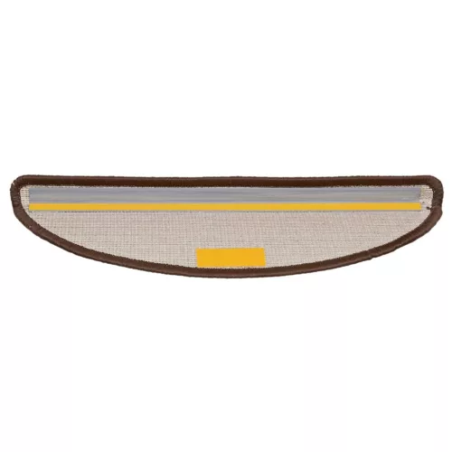  10 db barna lépcsőszőnyeg 56 x 17 x 3 cm