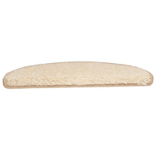  10 db krémszínű lépcsőszőnyeg 65 x 21 x 4 cm