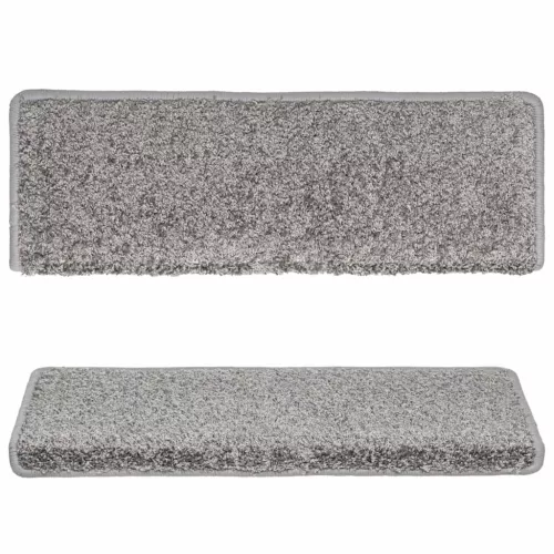  10 db szürke lépcsőszőnyeg 65x21x4 cm