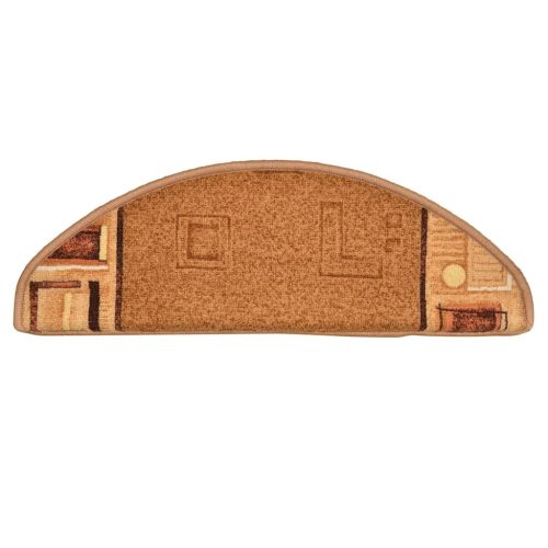  10 db bézs öntapadó lépcsőszőnyeg 65x21x4 cm