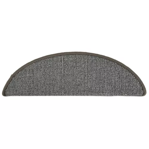  15 db szürke lépcsőszőnyeg 56 x 17 x 3 cm