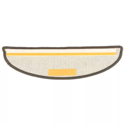  15 db szürke lépcsőszőnyeg 56 x 17 x 3 cm