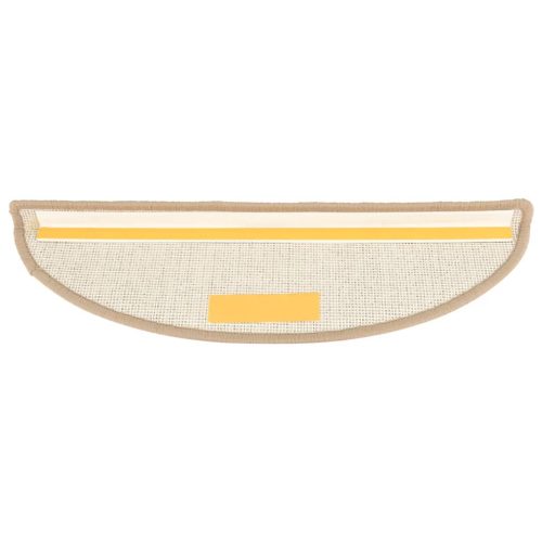  15 db barna lépcsőszőnyeg 56 x 17 x 3 cm