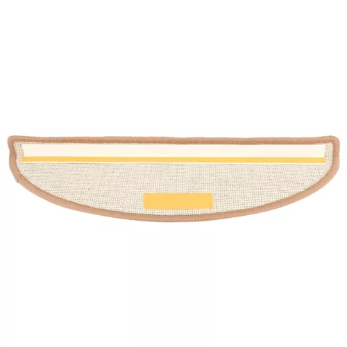  15 db világosbarna lépcsőszőnyeg 56 x 17 x 3 cm