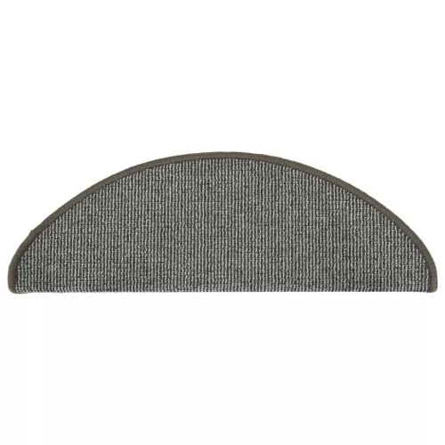  15 db szürke lépcsőszőnyeg 65 x 21 x 4 cm