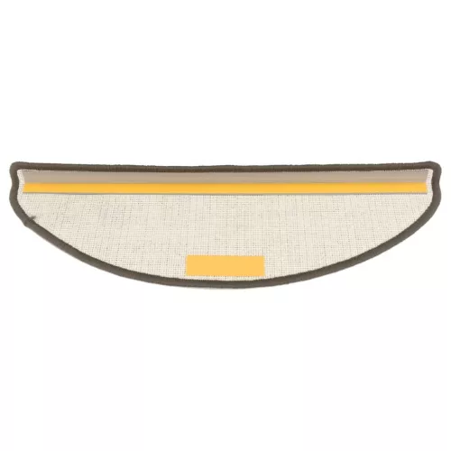  15 db szürke lépcsőszőnyeg 65 x 21 x 4 cm