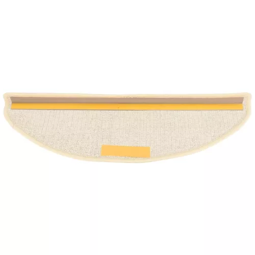  15 db fehér-barna lépcsőszőnyeg 65 x 21 x 4 cm