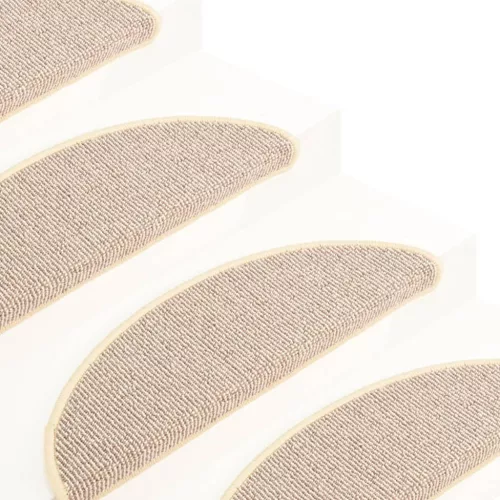  15 db fehér-barna lépcsőszőnyeg 65 x 21 x 4 cm