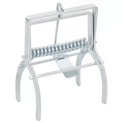  4 db ezüstszínű horganyzott acél vakondcsapda