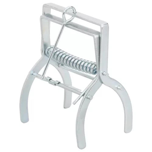  4 db ezüstszínű horganyzott acél vakondcsapda