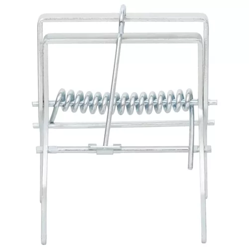  4 db ezüstszínű horganyzott acél vakondcsapda