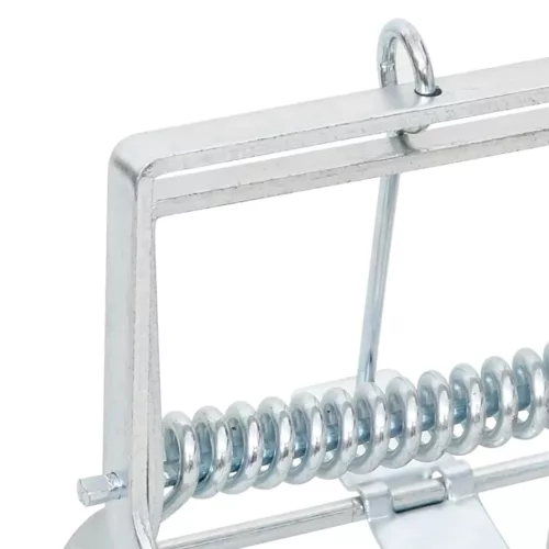  4 db ezüstszínű horganyzott acél vakondcsapda