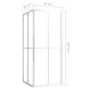  ESG zuhanykabin 80 x 80 x 180 cm