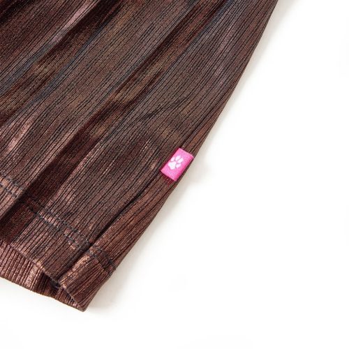 Gyerek szoknya csillámokkal Cognac 92