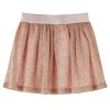 Gyerek szoknya csillámokkal Lágy rózsaszín 104