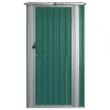  zöld horganyzott acél kerti fészer 118,5 x 97 x 209,5 cm