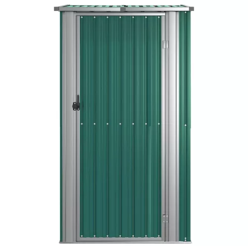  zöld horganyzott acél kerti fészer 118,5 x 97 x 209,5 cm