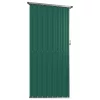  zöld horganyzott acél kerti fészer 118,5 x 97 x 209,5 cm