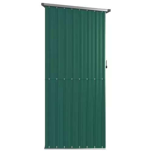  zöld horganyzott acél kerti fészer 118,5 x 97 x 209,5 cm