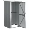  szürke horganyzott acél kerti fészer 118,5 x 97 x 209,5 cm