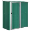  zöld horganyzott acél kerti fészer 180,5 x 97 x 209,5 cm