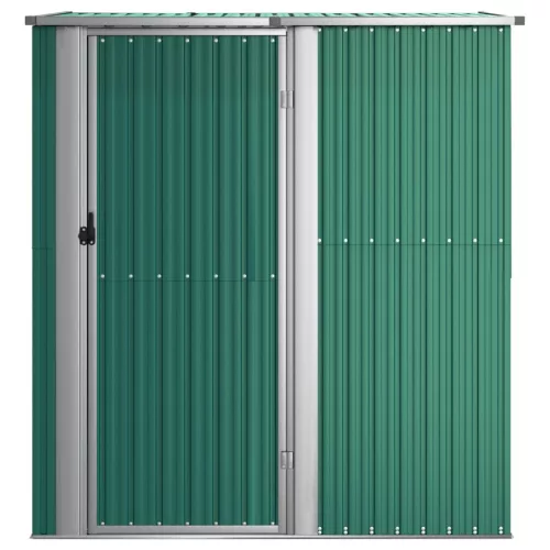  zöld horganyzott acél kerti fészer 180,5 x 97 x 209,5 cm