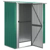  zöld horganyzott acél kerti fészer 180,5 x 97 x 209,5 cm