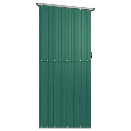  zöld horganyzott acél kerti fészer 180,5 x 97 x 209,5 cm
