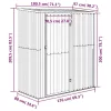  zöld horganyzott acél kerti fészer 180,5 x 97 x 209,5 cm