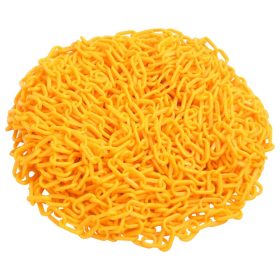  sárga műanyag figyelmeztető lánc 100 m Ø6 mm