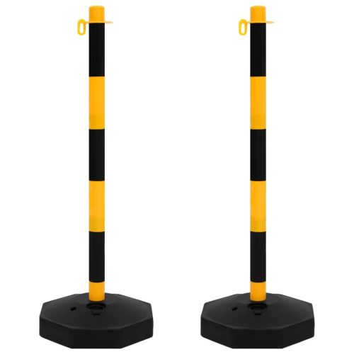  lánctartóoszlop-szett 10 m-es műanyag lánccal