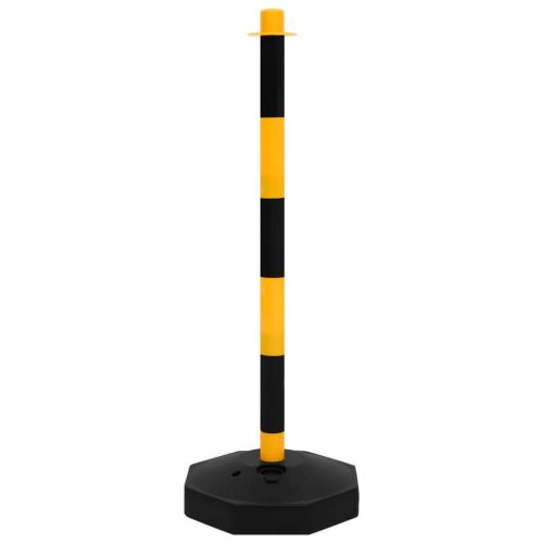  lánctartóoszlop-szett 10 m-es műanyag lánccal