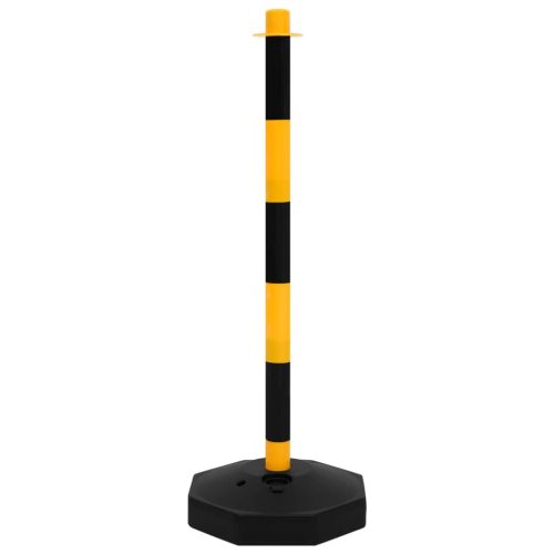  lánctartóoszlop-szett 10 m-es műanyag lánccal