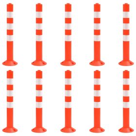  10 db PE forgalomterelő oszlop 75 cm