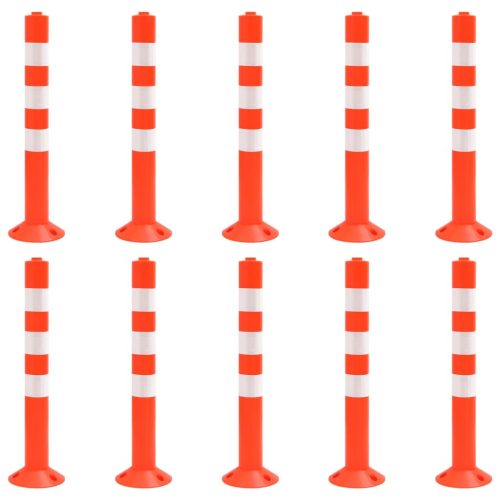  10 db PE forgalomterelő oszlop 75 cm